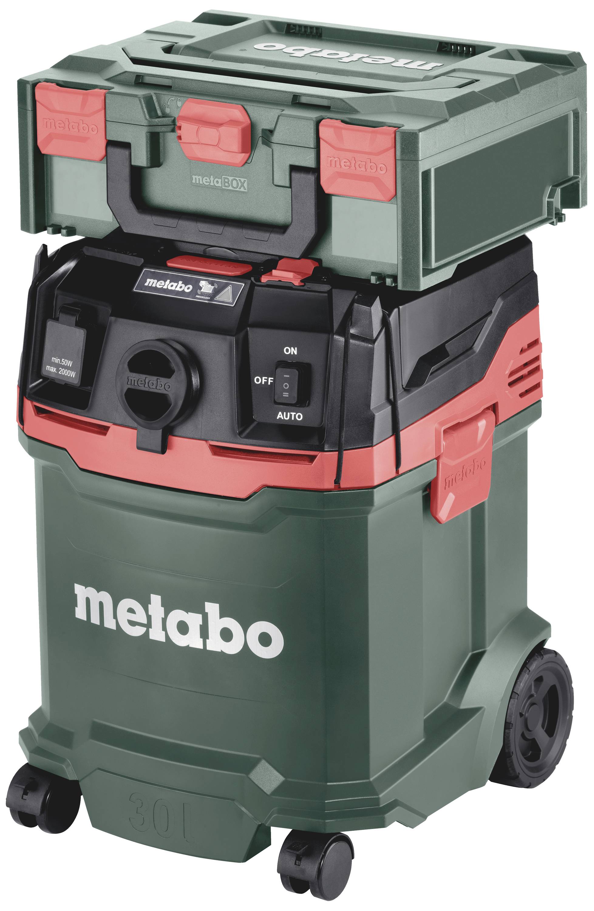 Metabo ASA 30M PC 602087000 Nass-/Trockensauger 1er Set 1200W 30l Staubklasse M zertifiziert, antistatisch