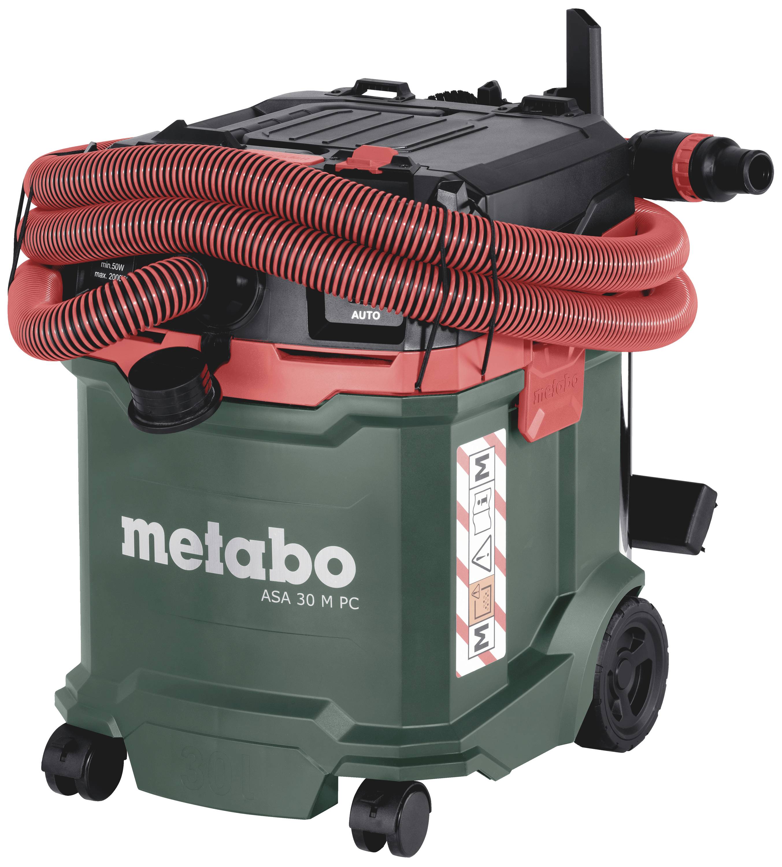 Metabo ASA 30 H PC 602088000 Nass-/Trockensauger 1er Set 1200 W 30 l Staubklasse H zertifiziert, an