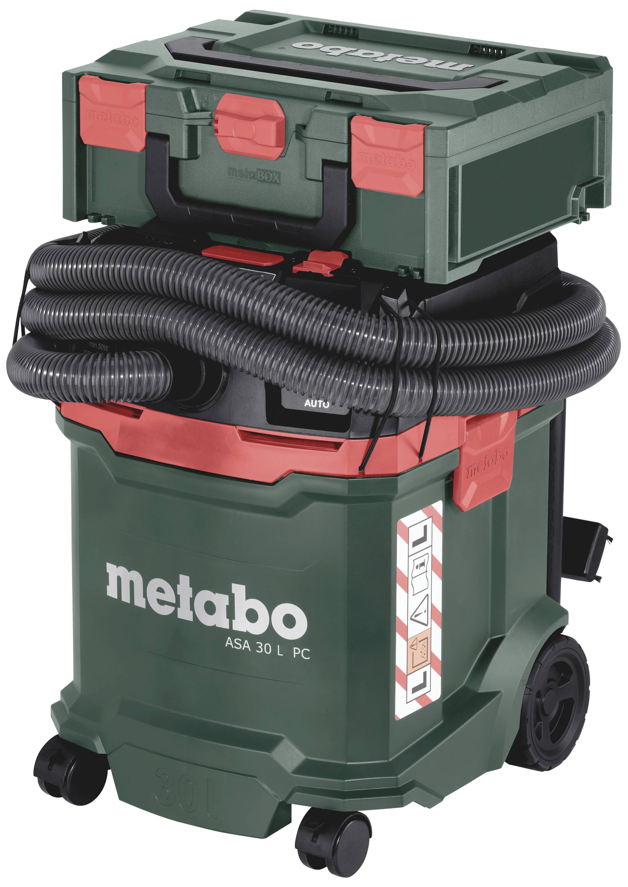 Metabo ASA 30L PC 602086000 Nass-/Trockensauger 1er Set 1200W 30l Staubklasse L zertifiziert, antistatisch