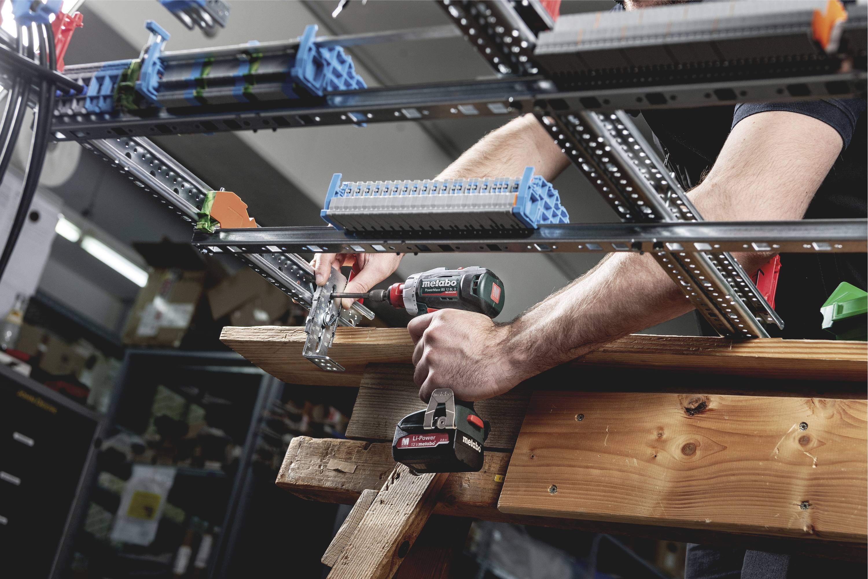 Metabo PowerMaxx BS 12 BL Q 601045800 Akku-Bohrschrauber 12 V 4 Ah Li-Ion inkl. 2. Akku, inkl. Ladegerät, bürstenlos