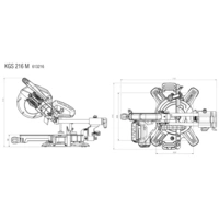 Metabo 613216000 Kappsäge 216 mm 30 mm 1200 W Metabo 613216000 Kappsäge 216 mm 30 mm 1200 W