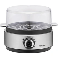 Trisa Vario Eggs Eierkocher Edelstahl, Schwarz Trisa Vario Eggs Eierkocher Edelstahl, Schwarz