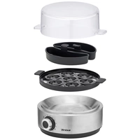 Trisa Vario Eggs Eierkocher Edelstahl, Schwarz Trisa Vario Eggs Eierkocher Edelstahl, Schwarz