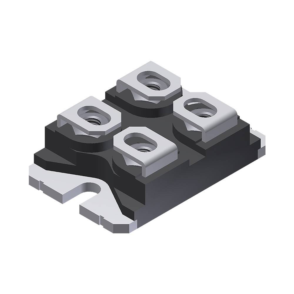 Ein symmetrischer mechanischer Bauteil mit vier Schraubenlöchern, geeignet für die Befestigung auf einer flachen Oberfläche.