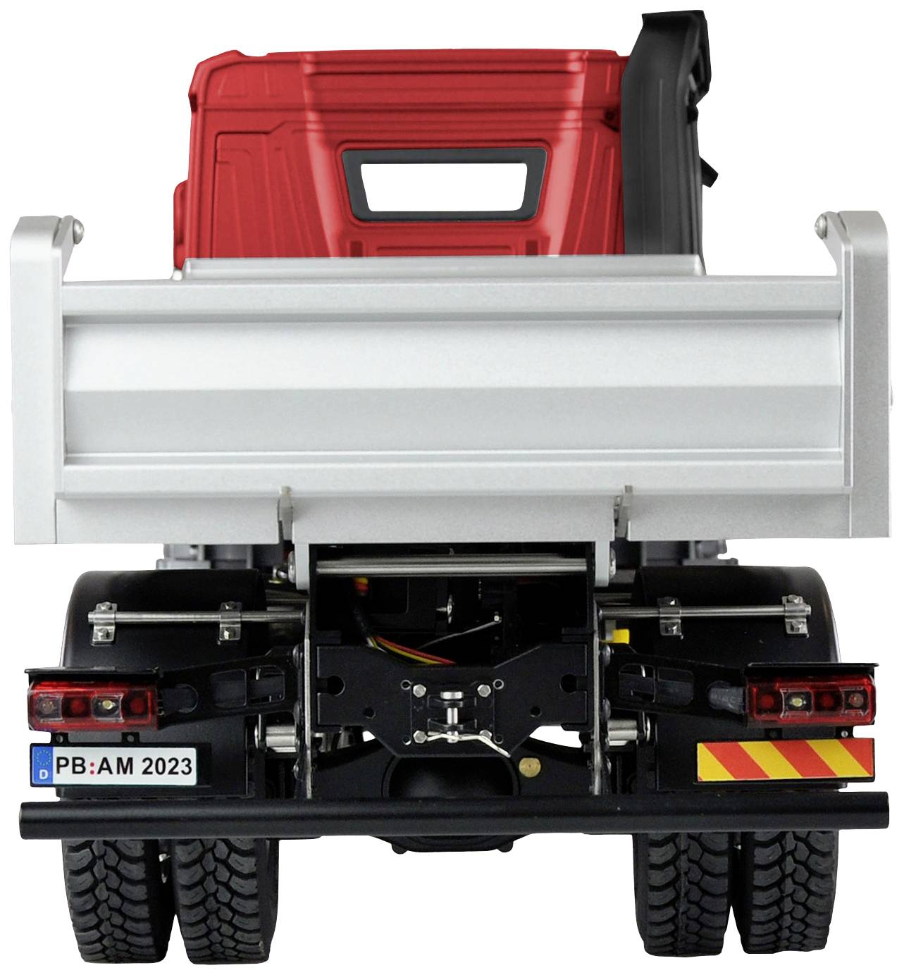 Amewi 22643 Mercedes-Benz Arocs Pro 6x6 1:14 Elektro RC Modell-LKW RtR inkl. Akku, Ladegerät und Senderbatterien, mi