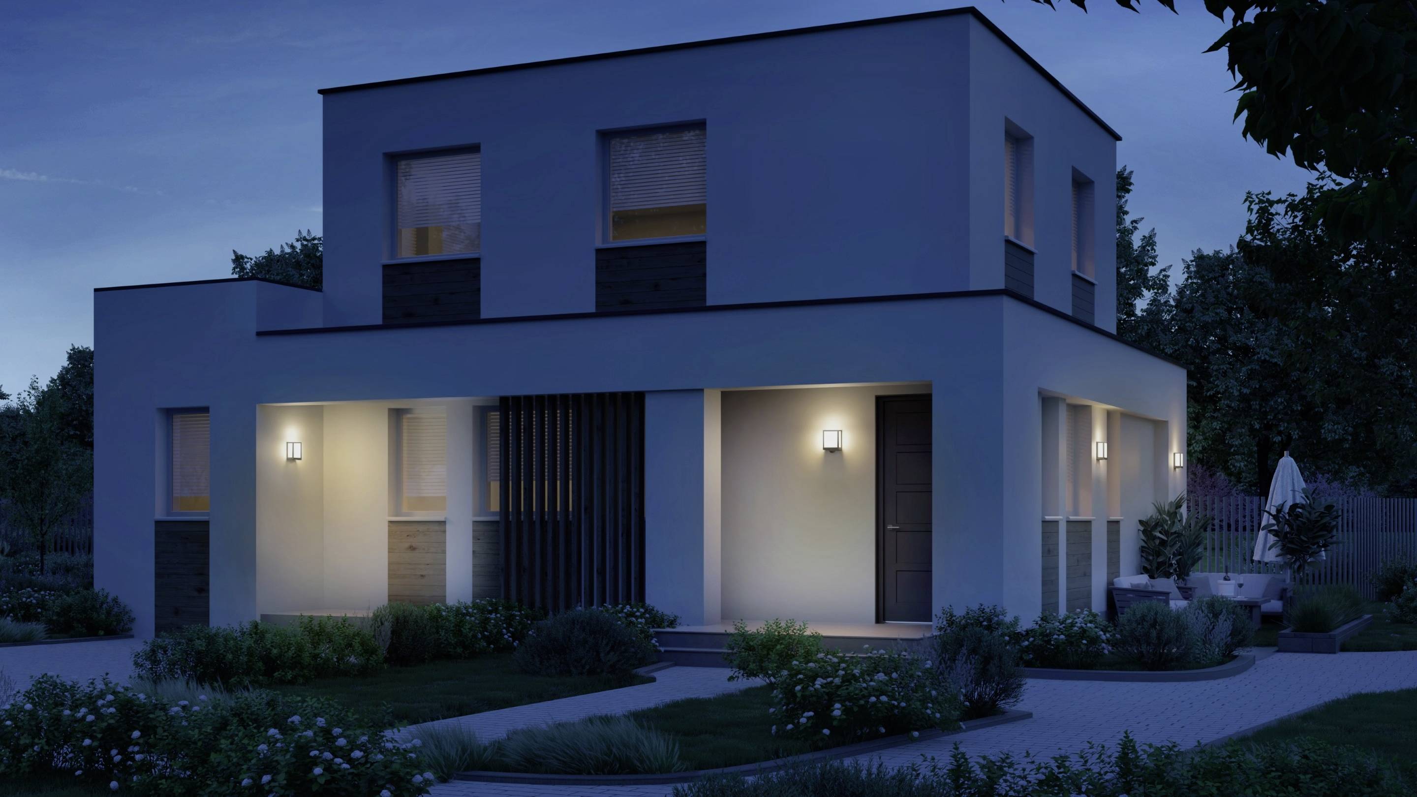 Steinel L 40 C ANT 085230 LED-Außenwandleuchte LED LED fest eingebaut 12.9W Anthrazit