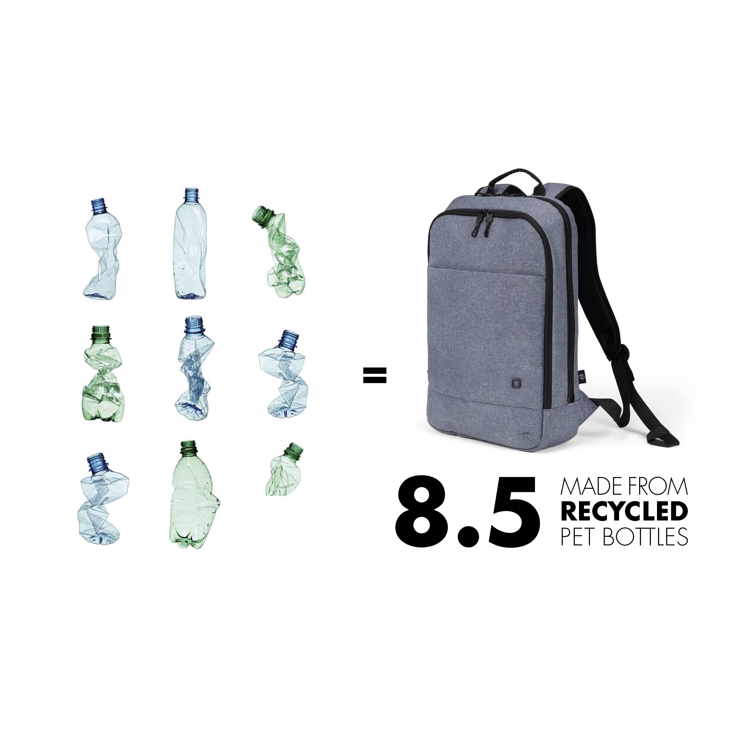 Dicota Notebook Rucksack Backpack Eco Slim MOTION Passend für maximal: 35,8cm (14,1") Denim, Blau