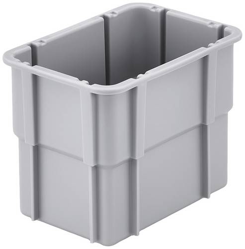 Alutec 75210 Einsatzkasten stapelbar (L x B x H) 131 x 101 x 90 mm Grau 1 St.