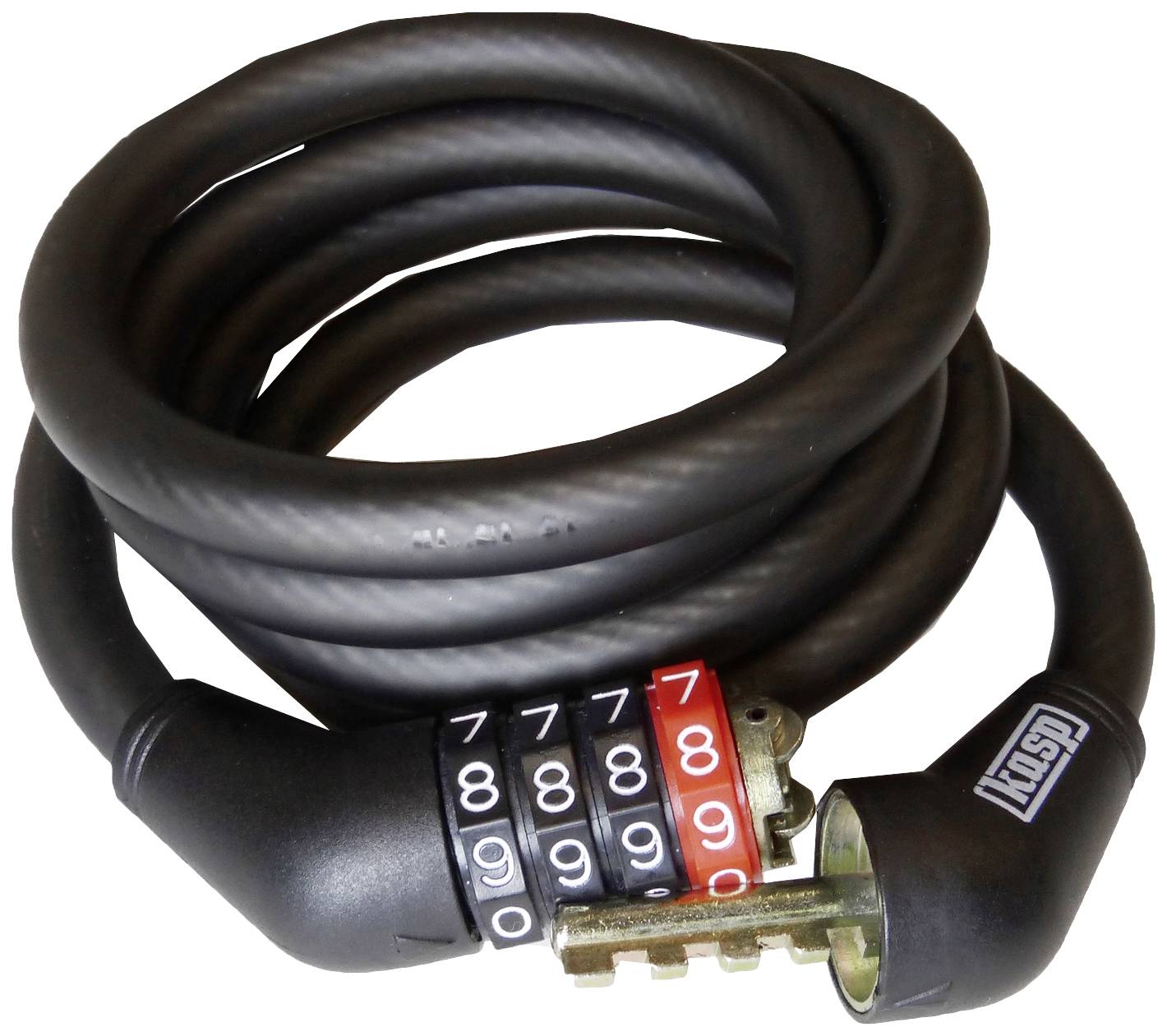 Kasp K4751215D Kabelschloss Schwarz Zahlenschloss
