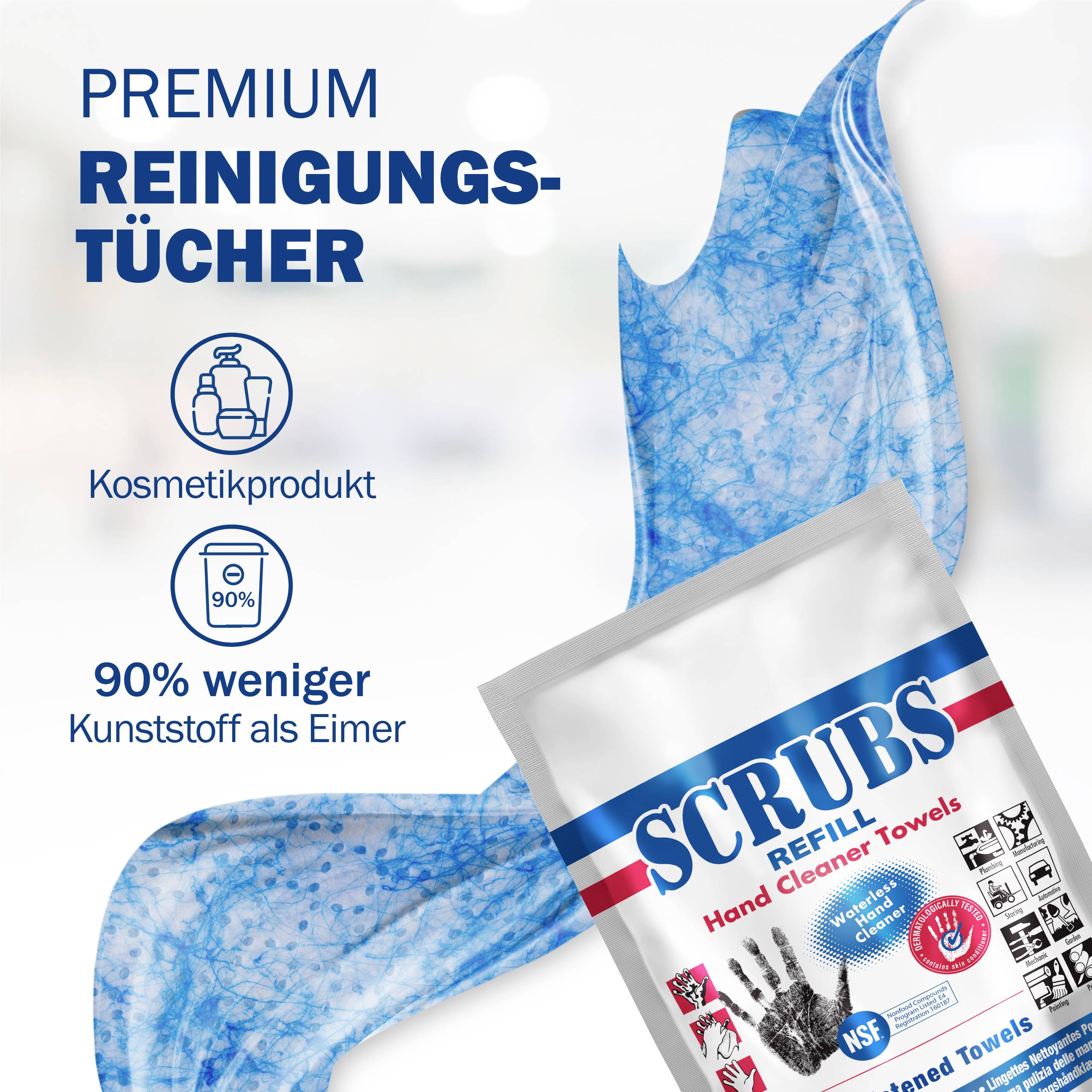 Scrubs Srubs Refill 042270 Handreinigungstücher 72 St.