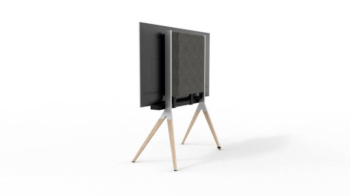 One For All 70" TV Stand Falcon Oak & Silver grey TV-Standfuß 81,3 cm (32") - 177,8 cm (70") Schwenkbar, Höhenverstellbar, Bodenständer
