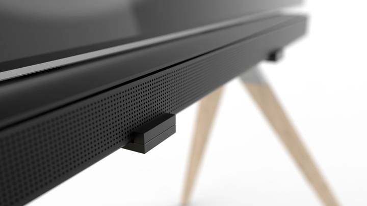 One For All 70" TV Stand Falcon Oak & Silver grey TV-Standfuß Höhenverstellbar, Schwenkbar 81,3cm (32") - 177,8cm (70")