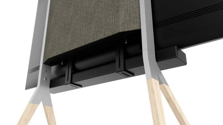 One For All 70" TV Stand Falcon Oak & Silver grey TV-Standfuß Höhenverstellbar, Schwenkbar 81,3cm (32") - 177,8cm (70")