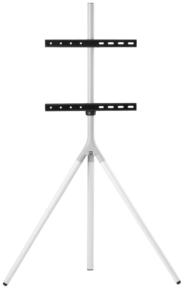 One For All 65" TV Stand Tripod Metal Cool white TV-Standfuß Höhenverstellbar, Schwenkbar 81,3 cm (32") - 165,1 cm (65") Schwenkbar, Höhenverstellb
