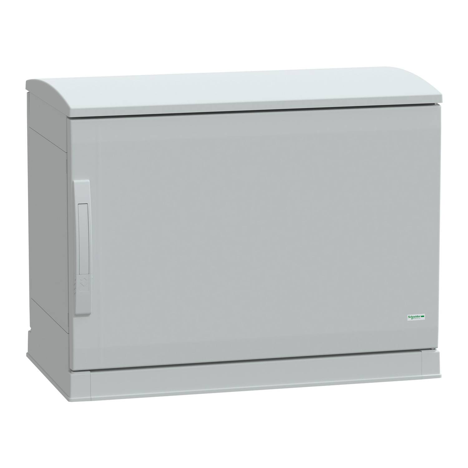 Schneider Electric Polyestergehäuse bodenst. Vers.PLAZT m. offen.Sockel+Abdeck. 500x750x420 IP44 Inhalt: 1St.