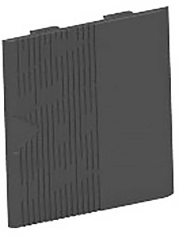 Schneider Electric Raumteiler - Kunststoffabdeckungen für Sockelecken - H = 200mm RAL 9005 Inhalt: 16St.