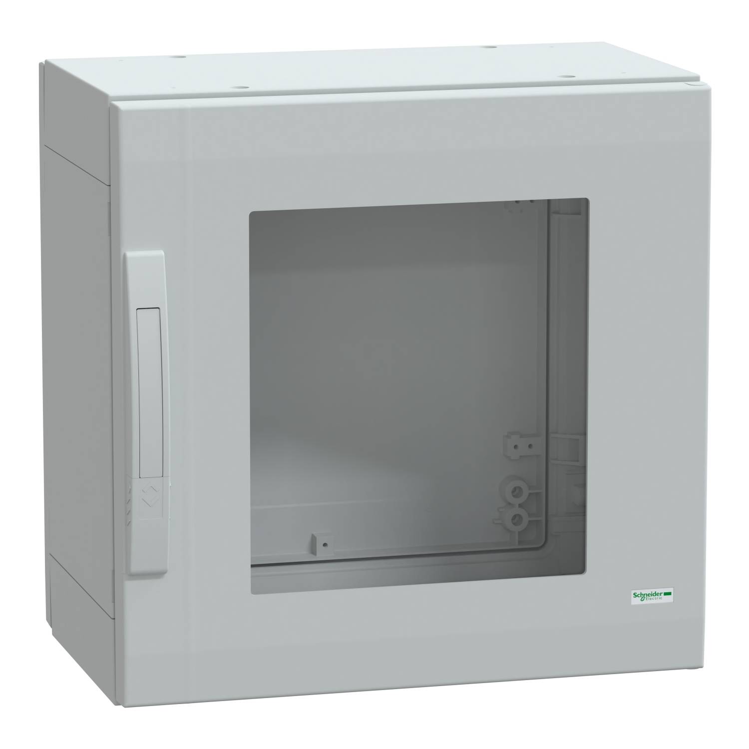 Polyestergehäuse bodenst. PLA komplett abgedichtet 500x500x320mm IP65, transp. Tür Schneider Electric Inhalt: 1 St.