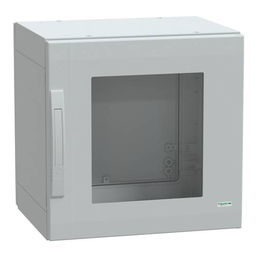 Polyestergehäuse bodenst. PLA komplett abgedichtet 500x500x420mm IP65, transp. Tür Schneider Electric Inhalt: 1 St.