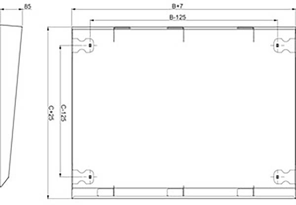 Schneider Electric Spacial SF/SM-Regendach, 1200x400mm Inhalt: 1St.