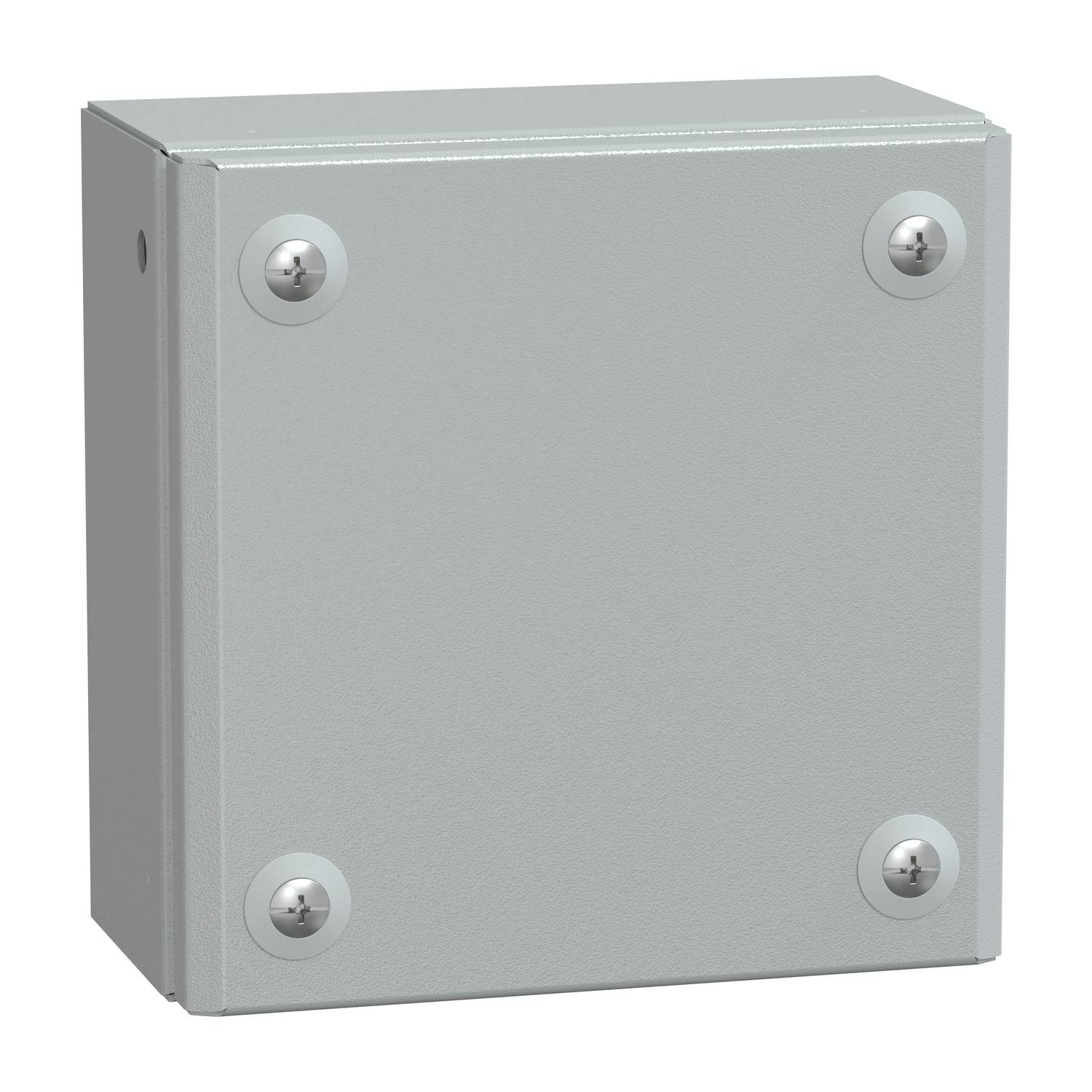 Schneider Electric Flaches Stahlgehäuse Spacial SBM 150x150x80mm IP66 IK10 Inhalt: 1St.