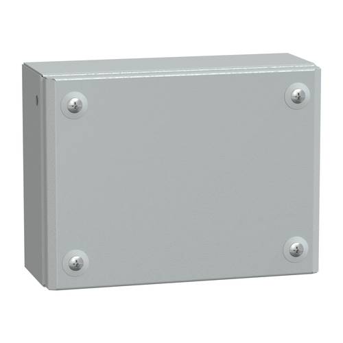 Schneider Electric Flaches Stahlgehäuse Spacial SBM 150x200x80mm IP66 IK10 Inhalt: 1 St.