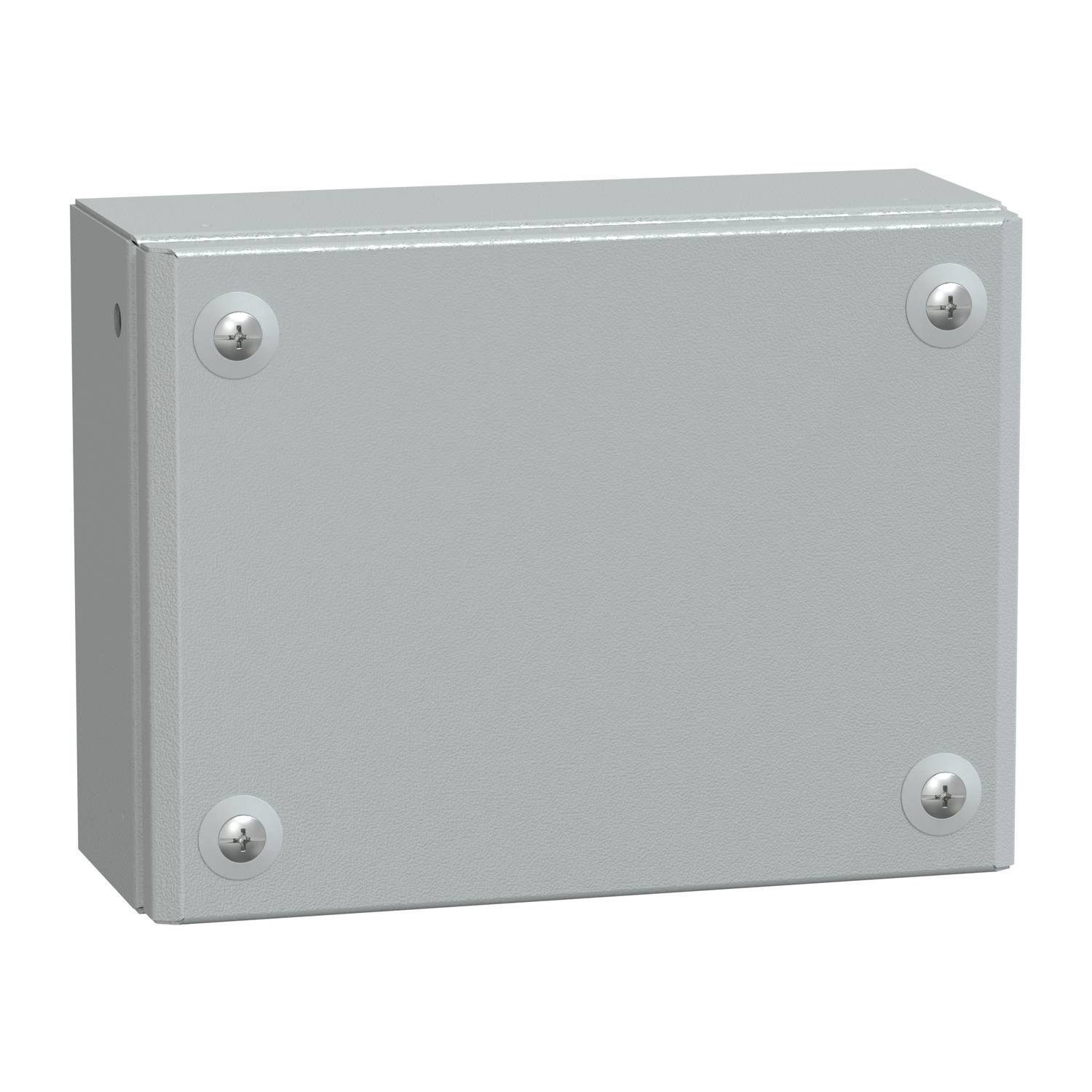 Schneider Electric Flaches Stahlgehäuse Spacial SBM 150x200x80mm IP66 IK10 Inhalt: 1St.