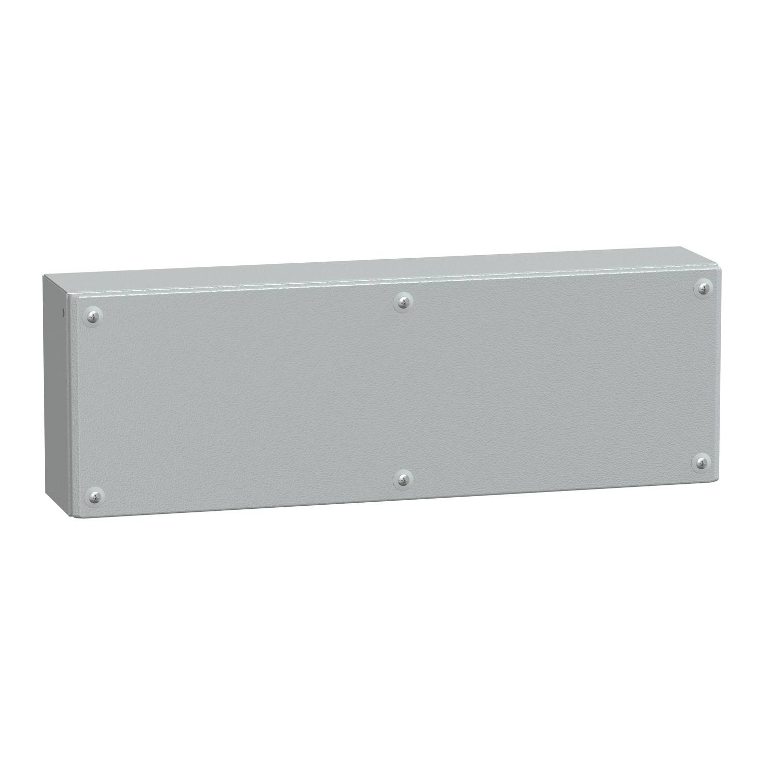 Schneider Electric Flaches Stahlgehäuse Spacial SBM 200x600x120mm IP66 IK10 Inhalt: 1St.