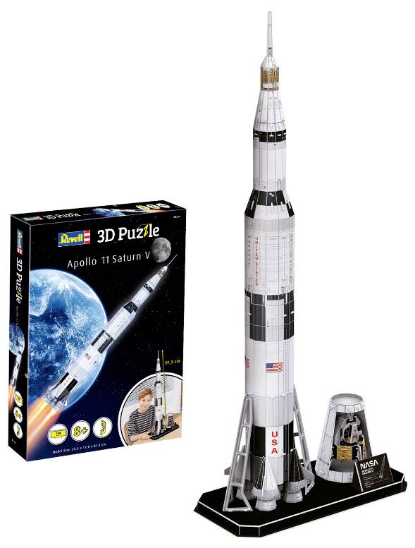 3D Puzzle Apollo 11 Saturn V 00250 1St.