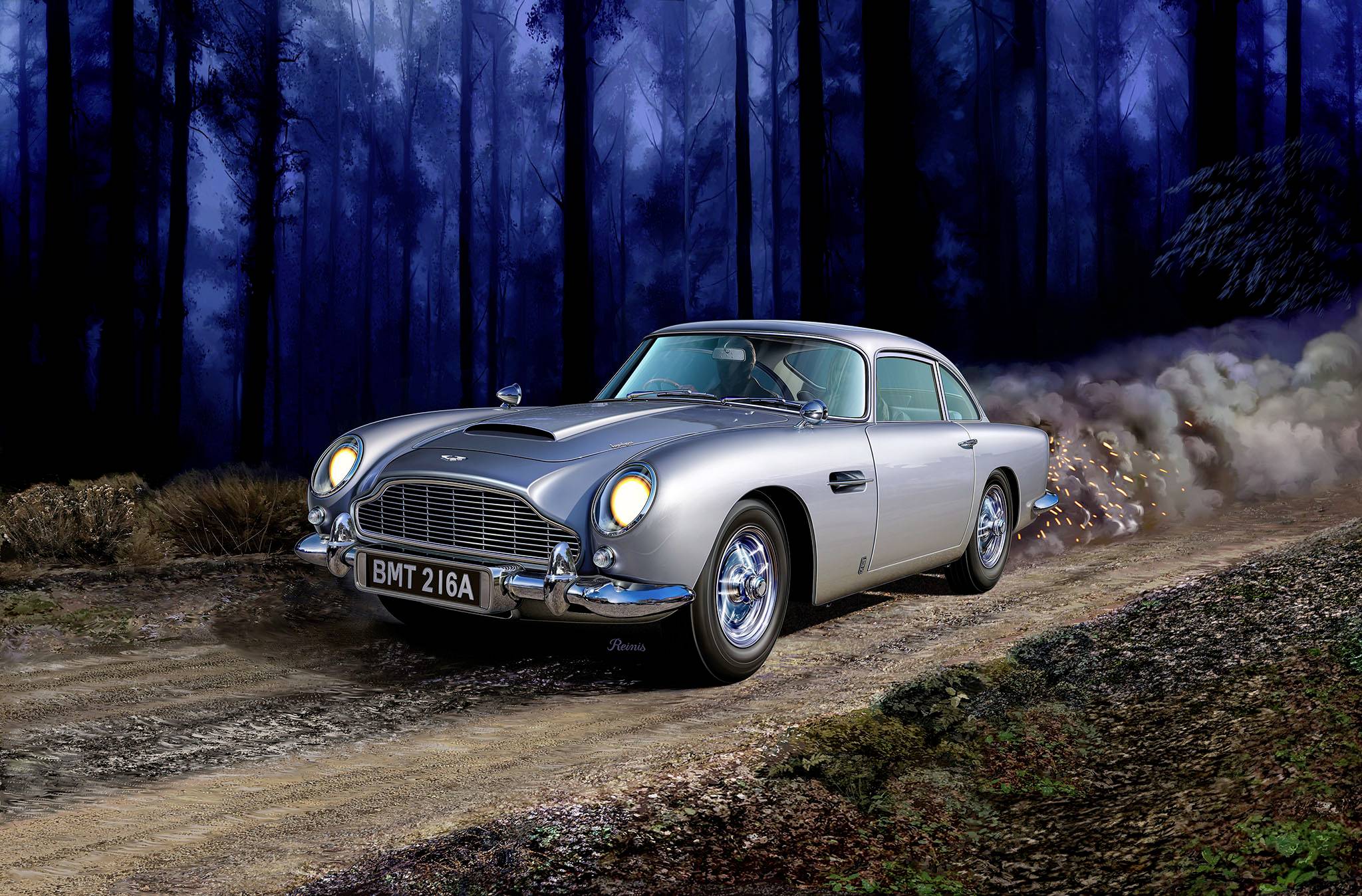 Revell 05653 Aston Martin DB5 – James Bond 007 Goldfinger Automodell Bausatz 1:24