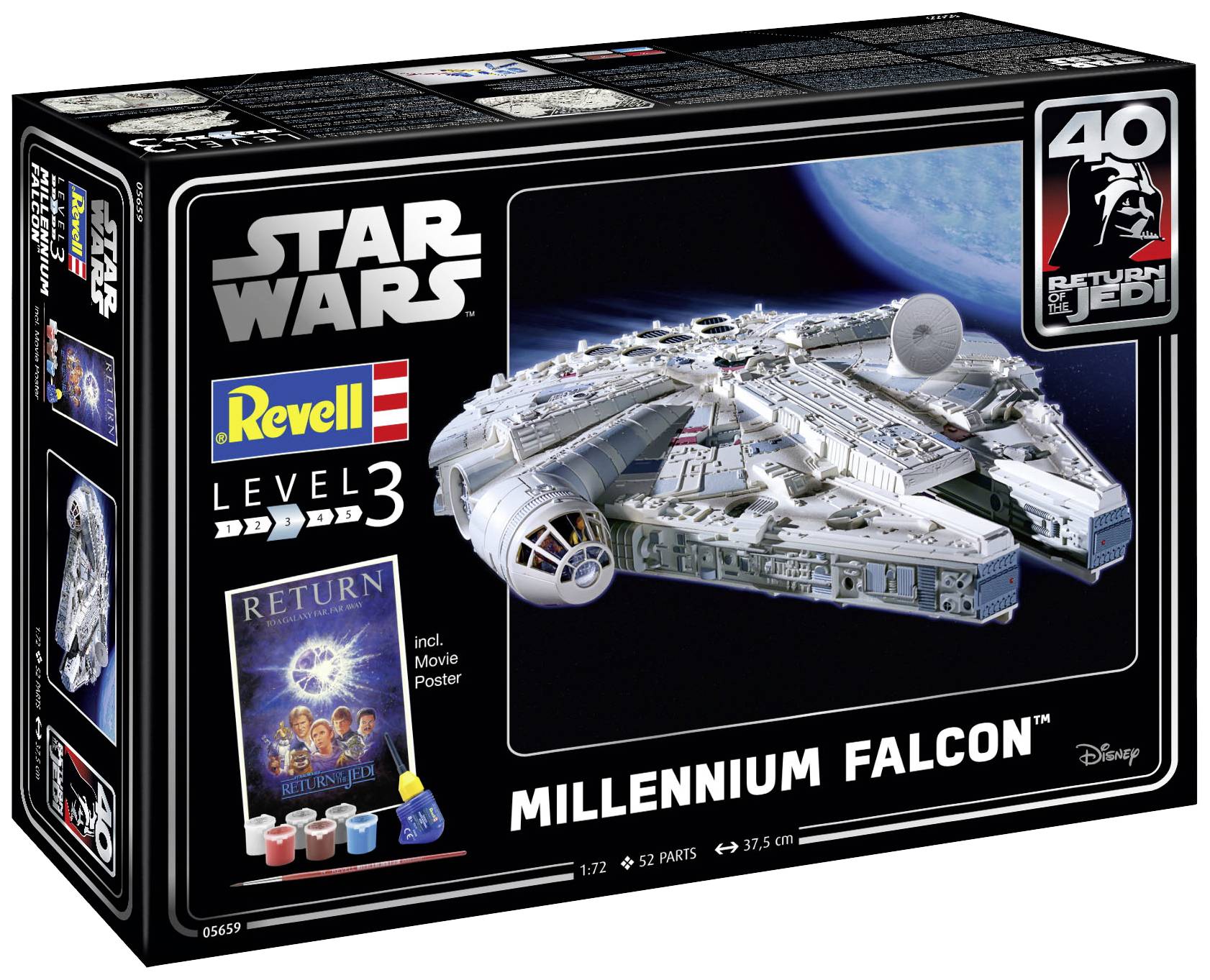 Revell 05659 Star Wars Millennium Falcon Science Fiction Bausatz 1:72