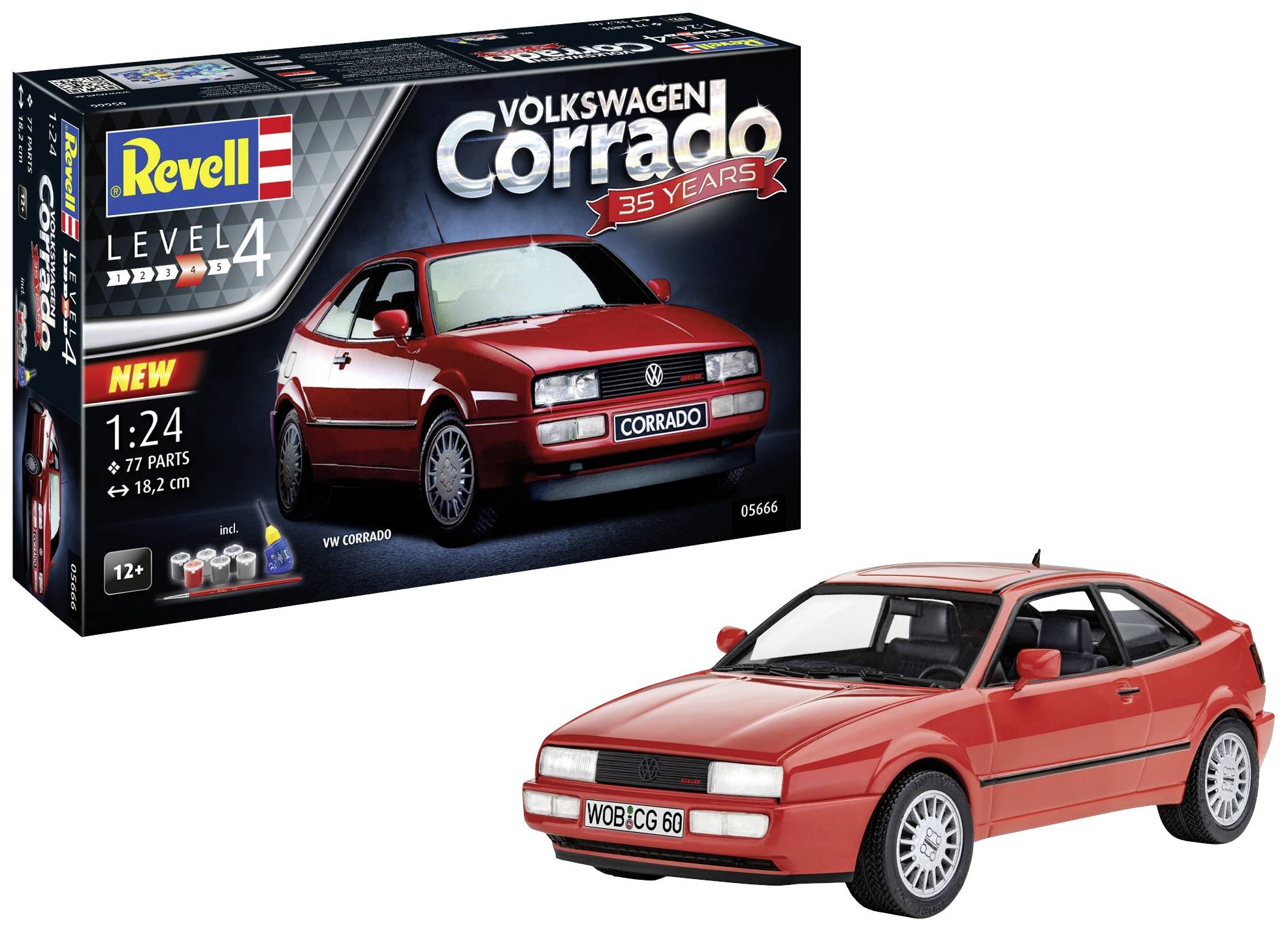 Revell 05666 VW Corrado Automodell Bausatz 1:24