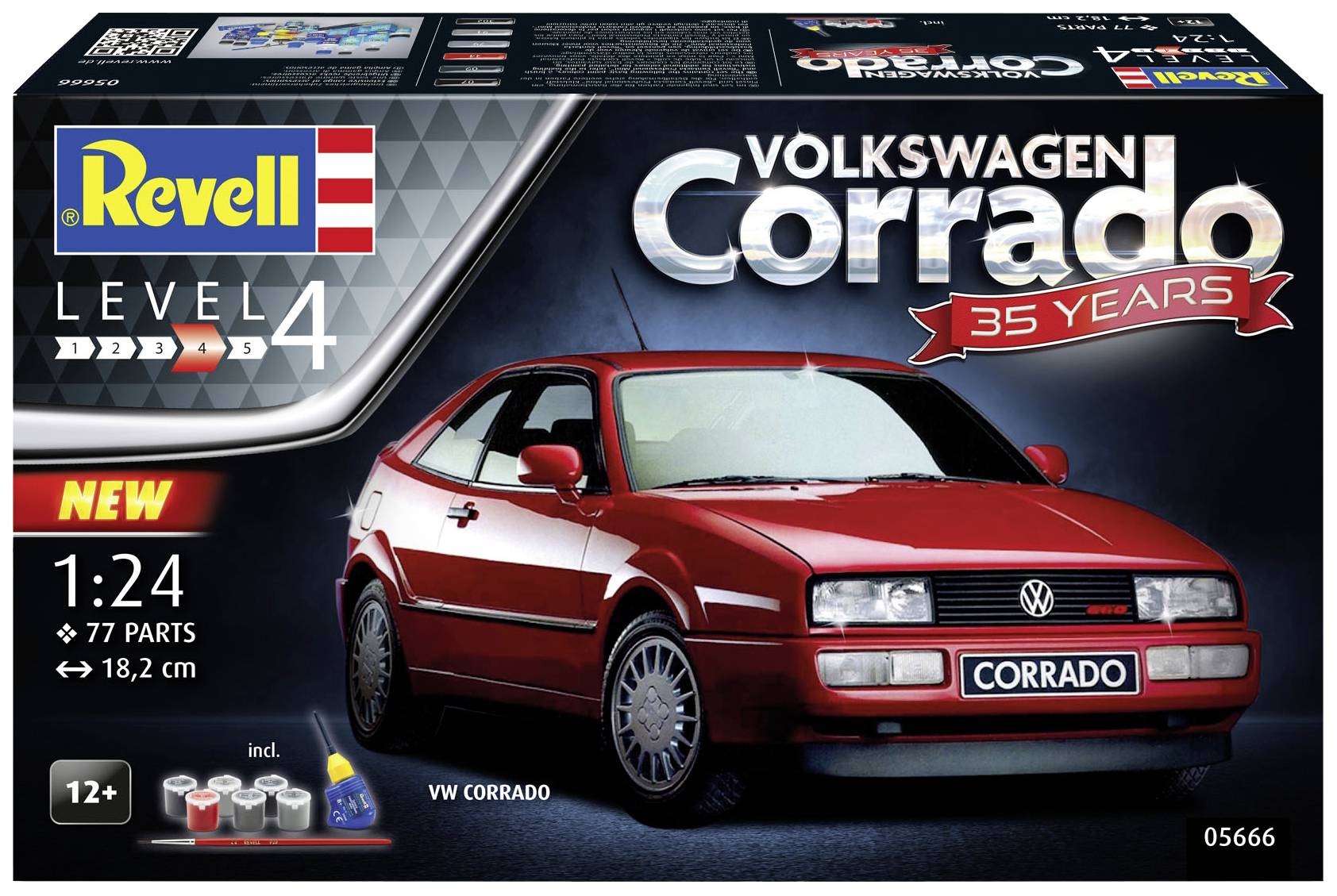 Revell 05666 VW Corrado Automodell Bausatz 1:24