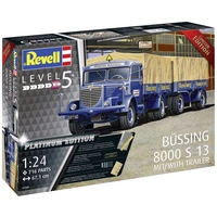 Revell 07580 Büssing 8000 S 13 mit Trailer Truckmodell Bausatz 1:24 Revell 07580 Büssing 8000 S 13 mit Trailer Truckmodell Bausatz 1:24