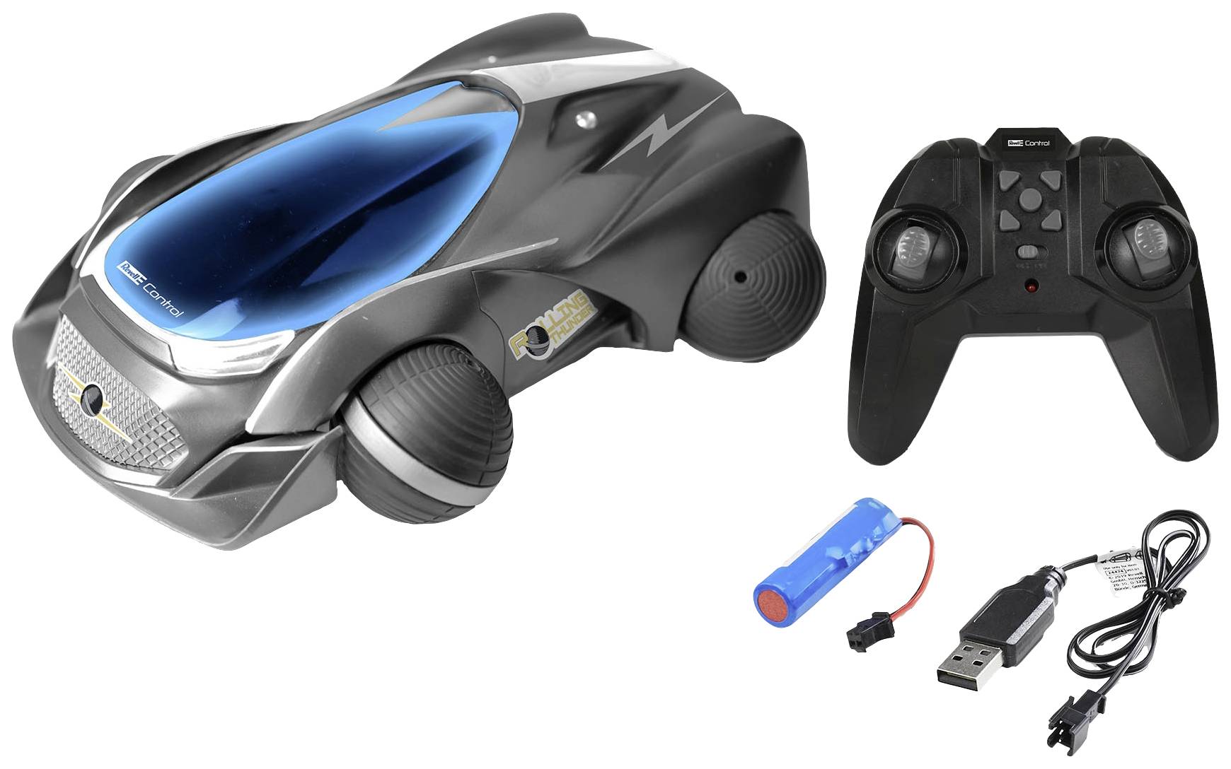 Revell Control 24672 Rolling Thunder 1:18 RC Einsteiger Modellauto Elektro Straßenmodell Allradantr