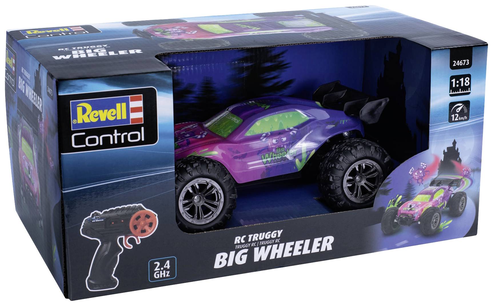 Revell Control 24673 Big Wheeler 1:18 RC Einsteiger Modellauto Elektro Buggy