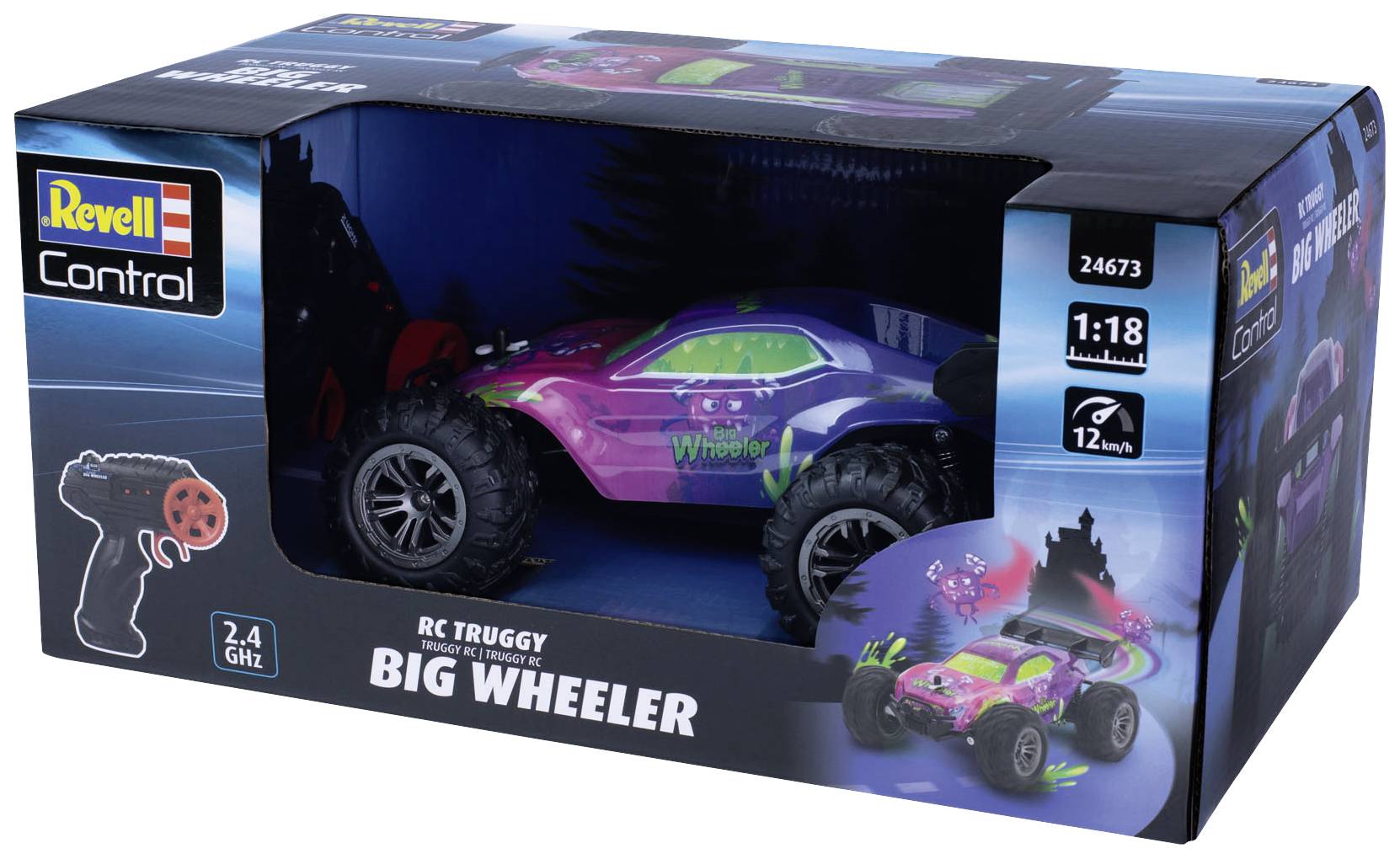 Revell Control 24673 Big Wheeler 1:18 RC Einsteiger Modellauto Elektro Buggy