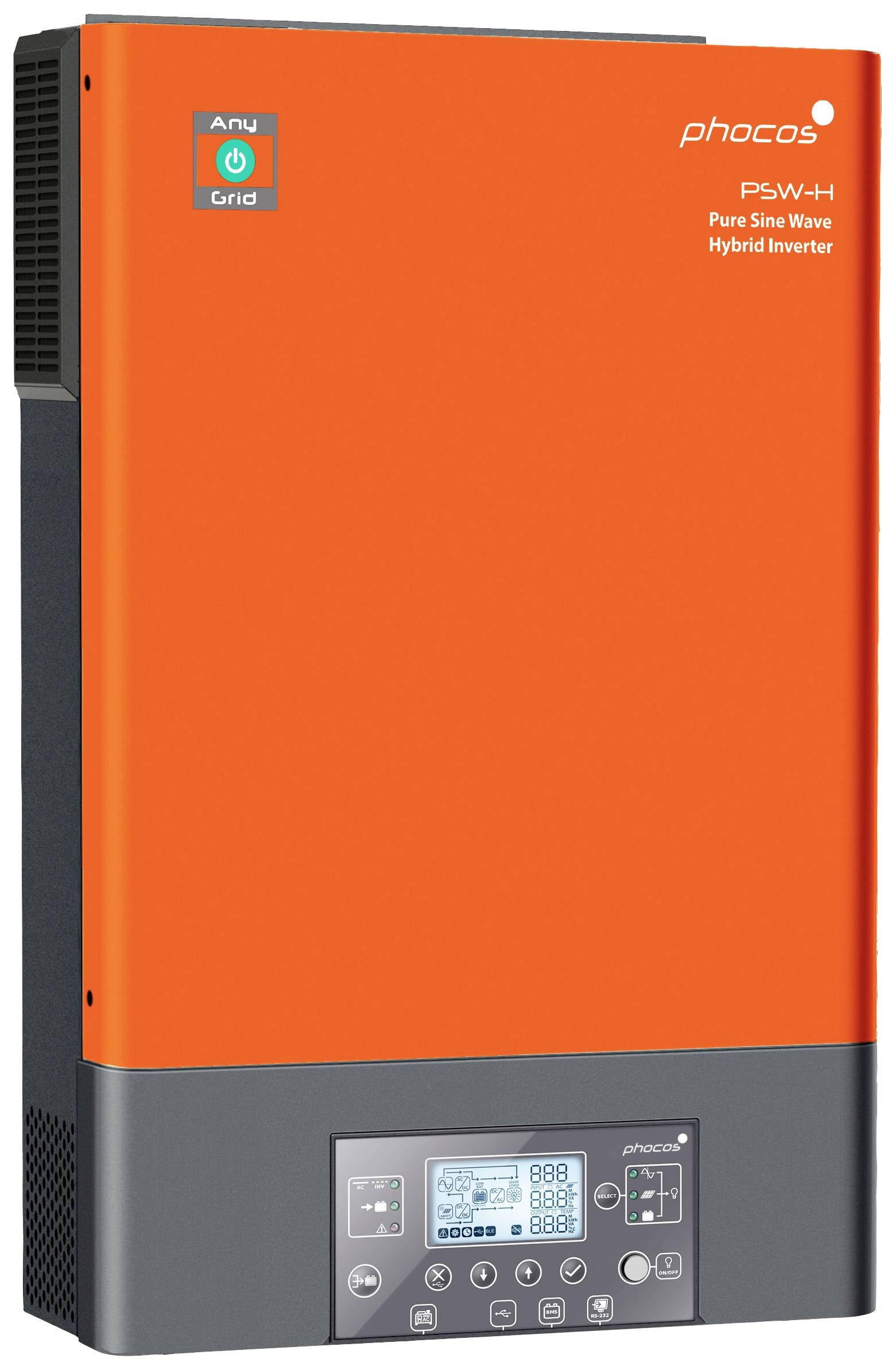 Phocos PSW-H-3KW-230/24V Laderegler 230 V, 24V 80A