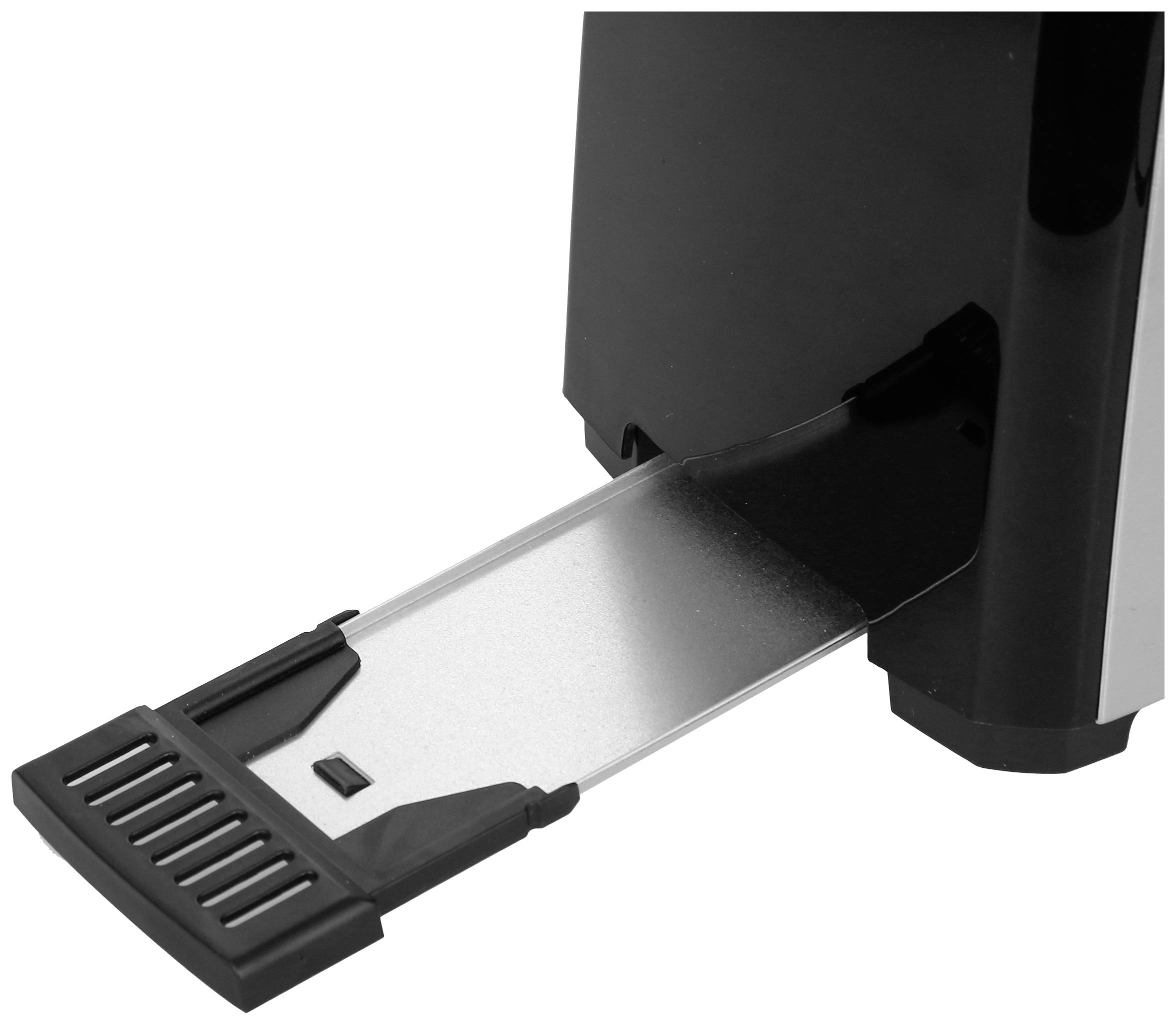 EMERIO TO-123924 Toaster mit Brötchenaufsatz Schwarz