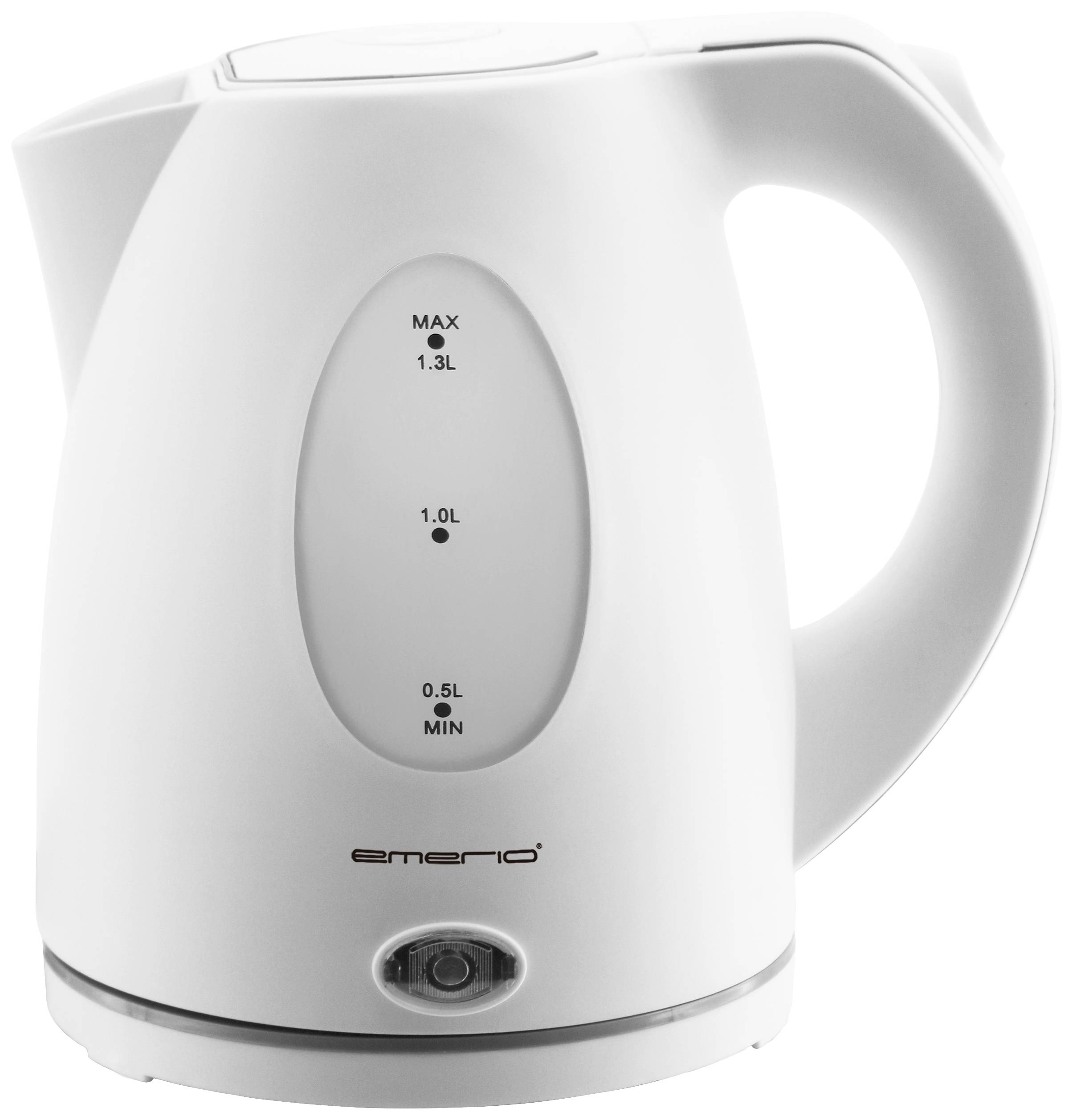 EMERIO WK-106468.13 Wasserkocher schnurlos Weiß Fassungsvermögen: 1.3l