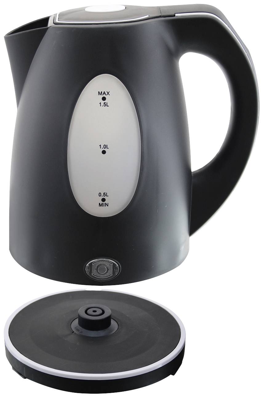 Emerio Wasserkocher 1.3L Wasserstandsanzeige schwarz