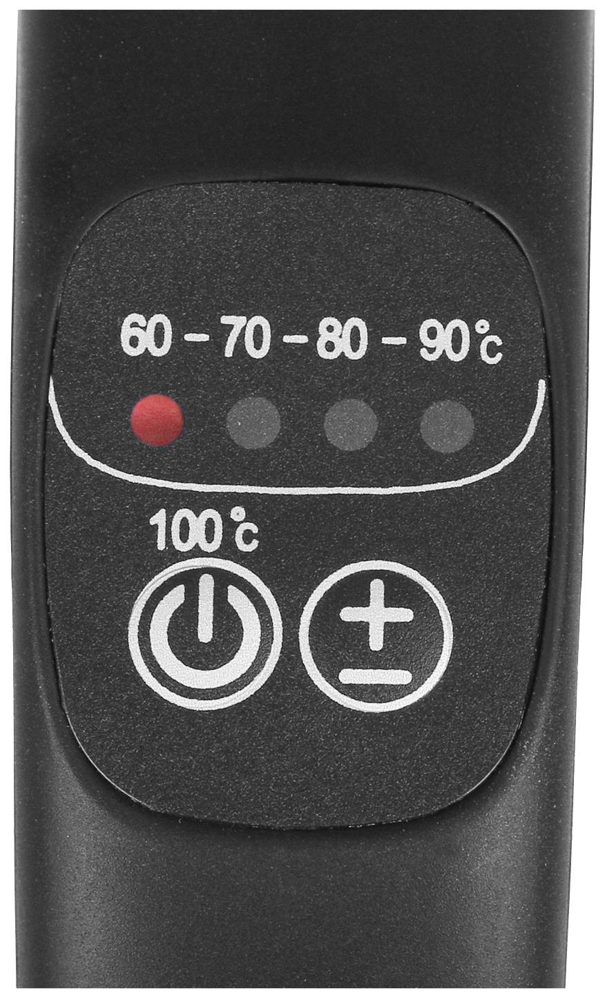 EMERIO WK-119255.5 Wasserkocher schnurlos Glas, Schwarz Fassungsvermögen: 1.7l