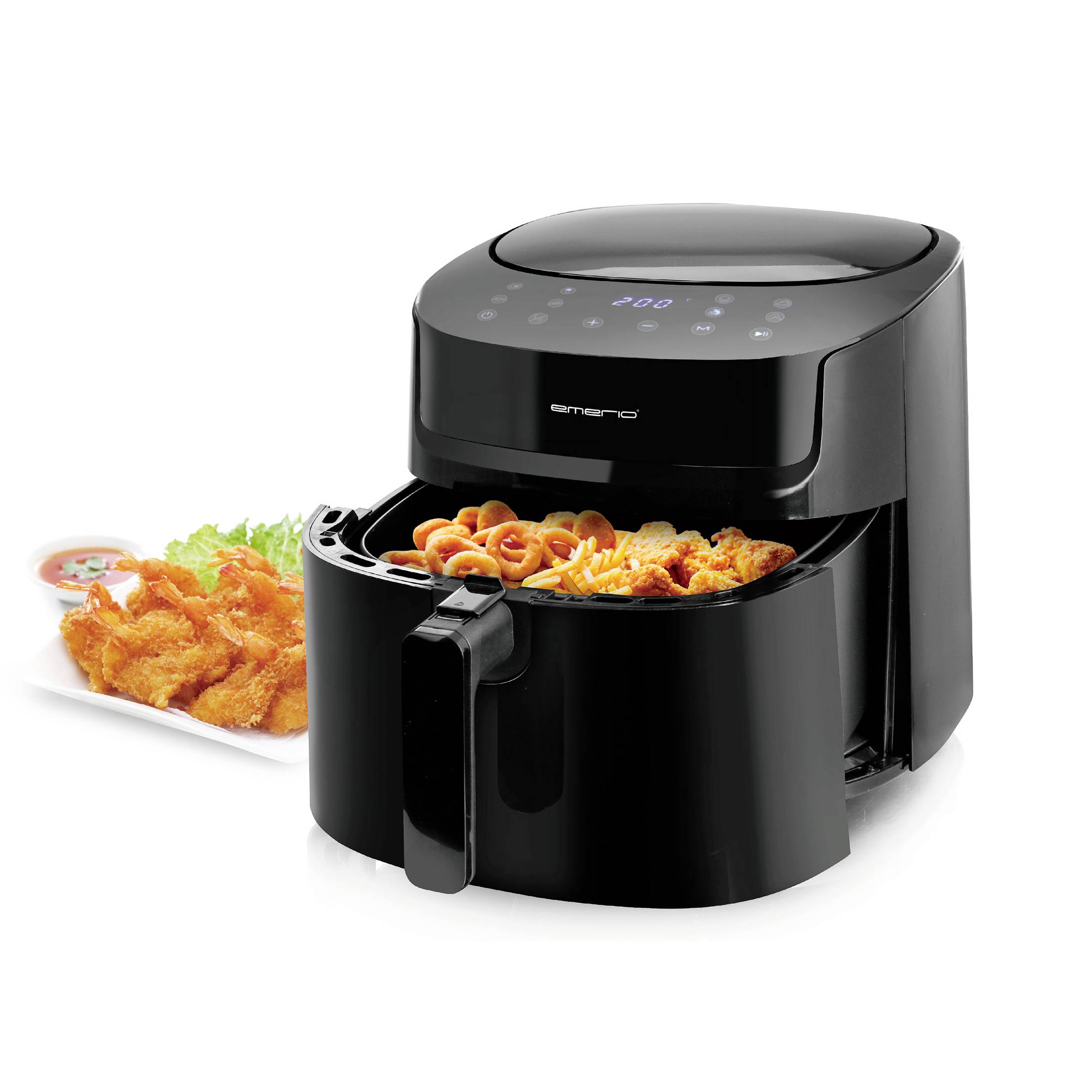 EMERIO AF-129622.1 Heißluft-Fritteuse 7.2 l 1800 W Schwarz