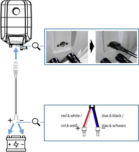Fothermo 2011-BC03 BC-Ba Batteriekabel