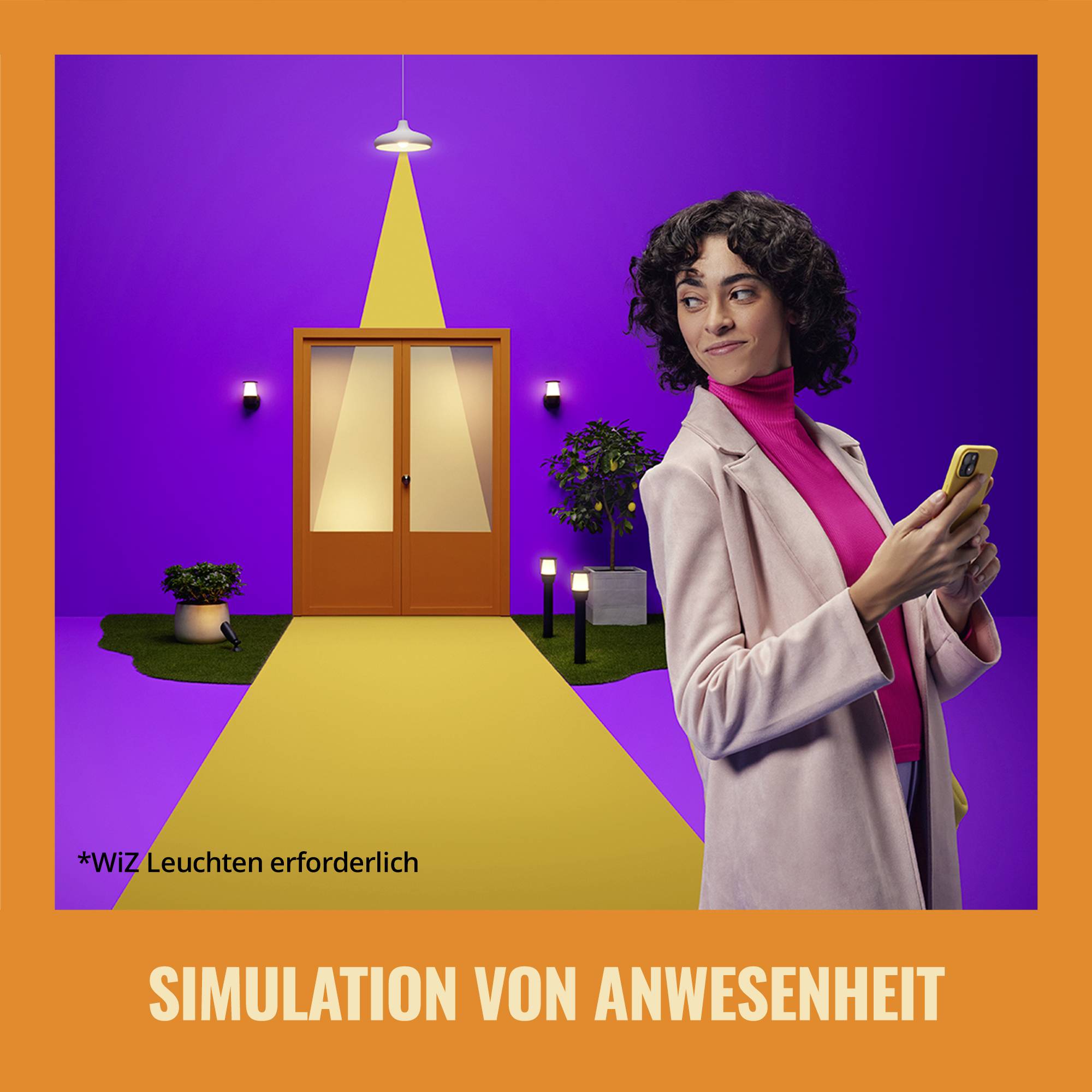 WIZCONNECTED Indoor Security Kamera Starter Kit mit WiFi Einzelpack - Netzwerkka