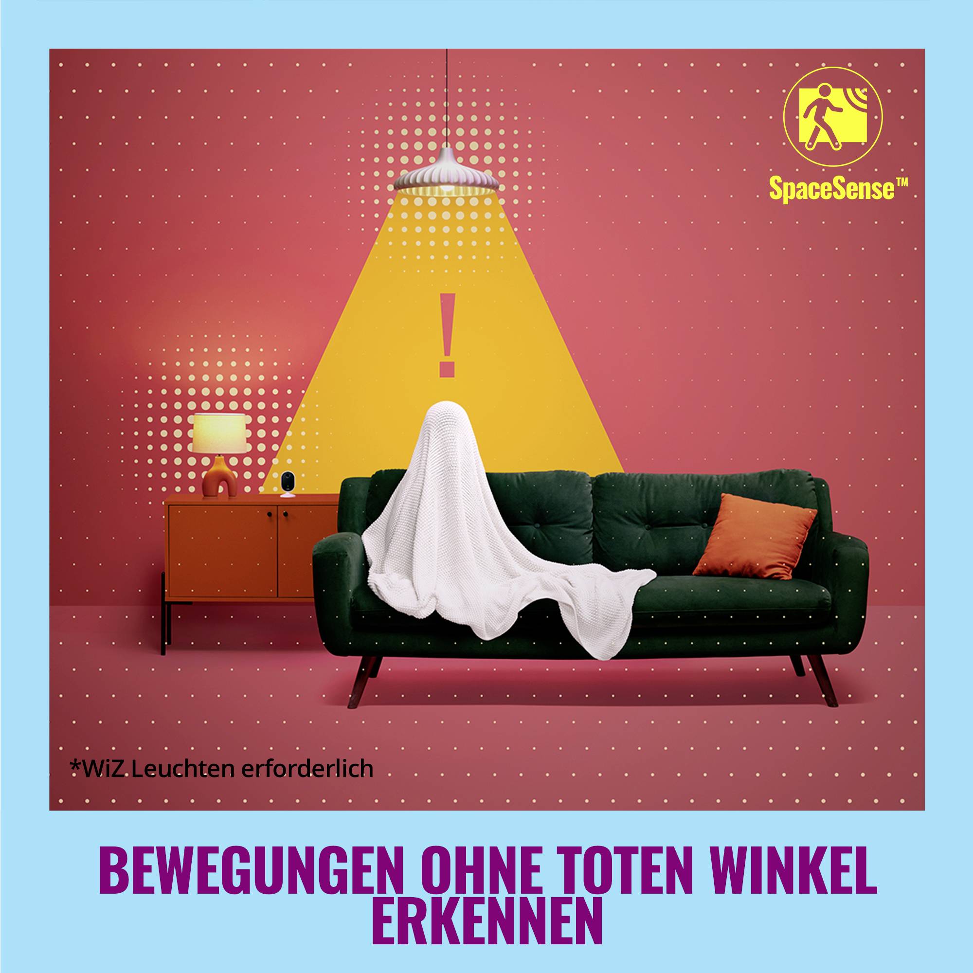 WIZCONNECTED Indoor Security Kamera Starter Kit mit WiFi Einzelpack - Netzwerkka
