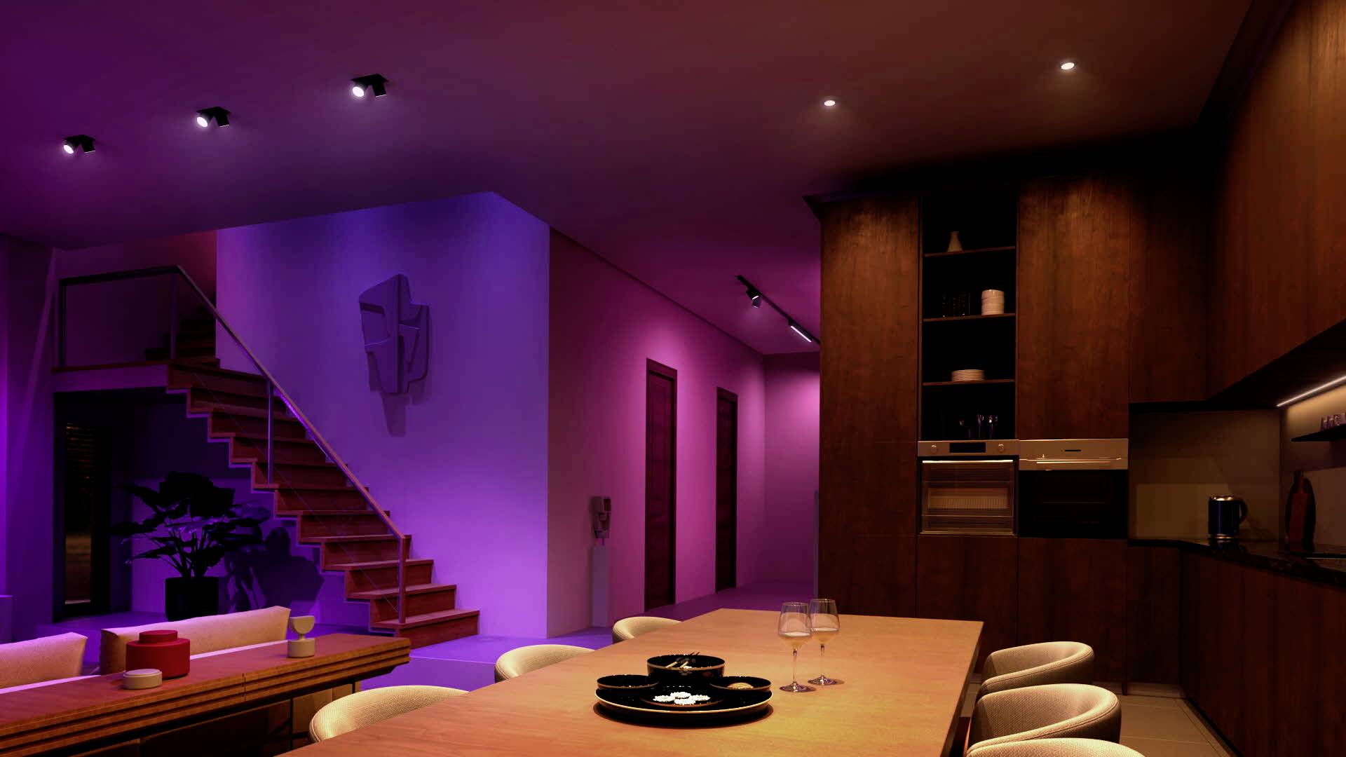 Philips Hue LED-Leuchtmittel 8719514491649 EEK: G (A - G) Hue White & Color Ambiance GU5.3