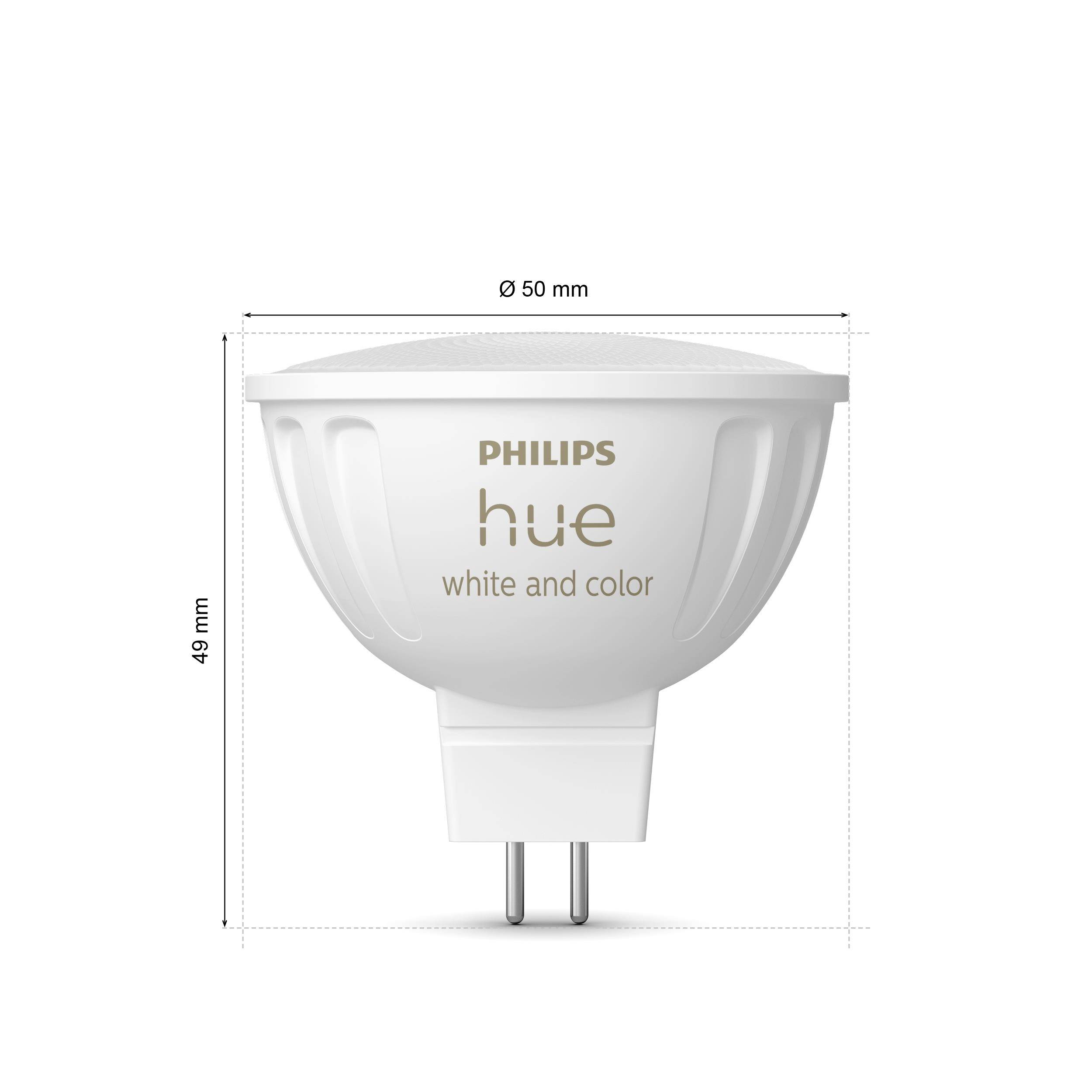Philips Hue LED-Leuchtmittel 8719514491649 EEK: G (A - G) Hue White & Color Ambiance GU5.3