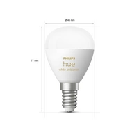 Philips Hue LED-Leuchtmittel 8719514491106 EEK: F (A - G) Hue White Ambiance Luster E14 5.1 W EEK: F (A - G) Philips Hue LED-Leuchtmittel 8719514491106 EEK: F (A - G) Hue White Ambiance Luster E14 5.1 W EEK: F (A - G)