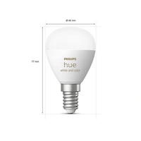 Philips Hue LED-Leuchtmittel 8719514491229 EEK: F (A - G) Hue White & Color Ambiance Luster E14 5.1 W EEK: F (A - G) Philips Hue LED-Leuchtmittel 8719514491229 EEK: F (A - G) Hue White & Color Ambiance Luster E14 5.1 W EEK: F (A - G)