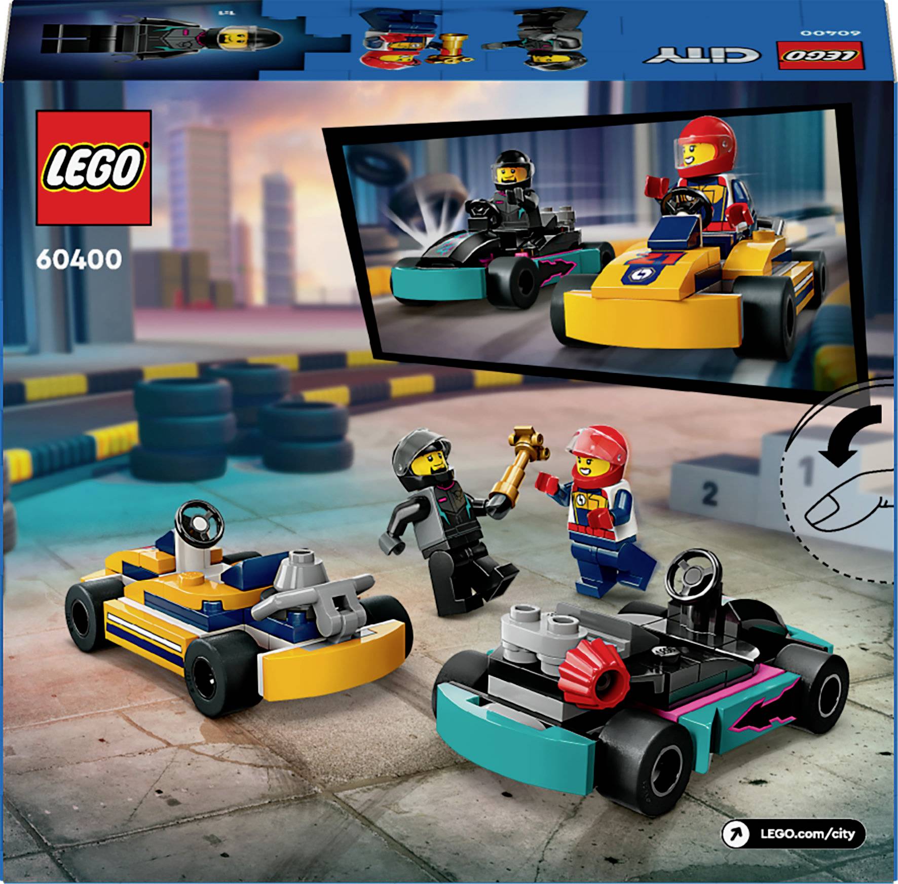 60400 LEGO® CITY Go-Karts mit Rennfahrern
